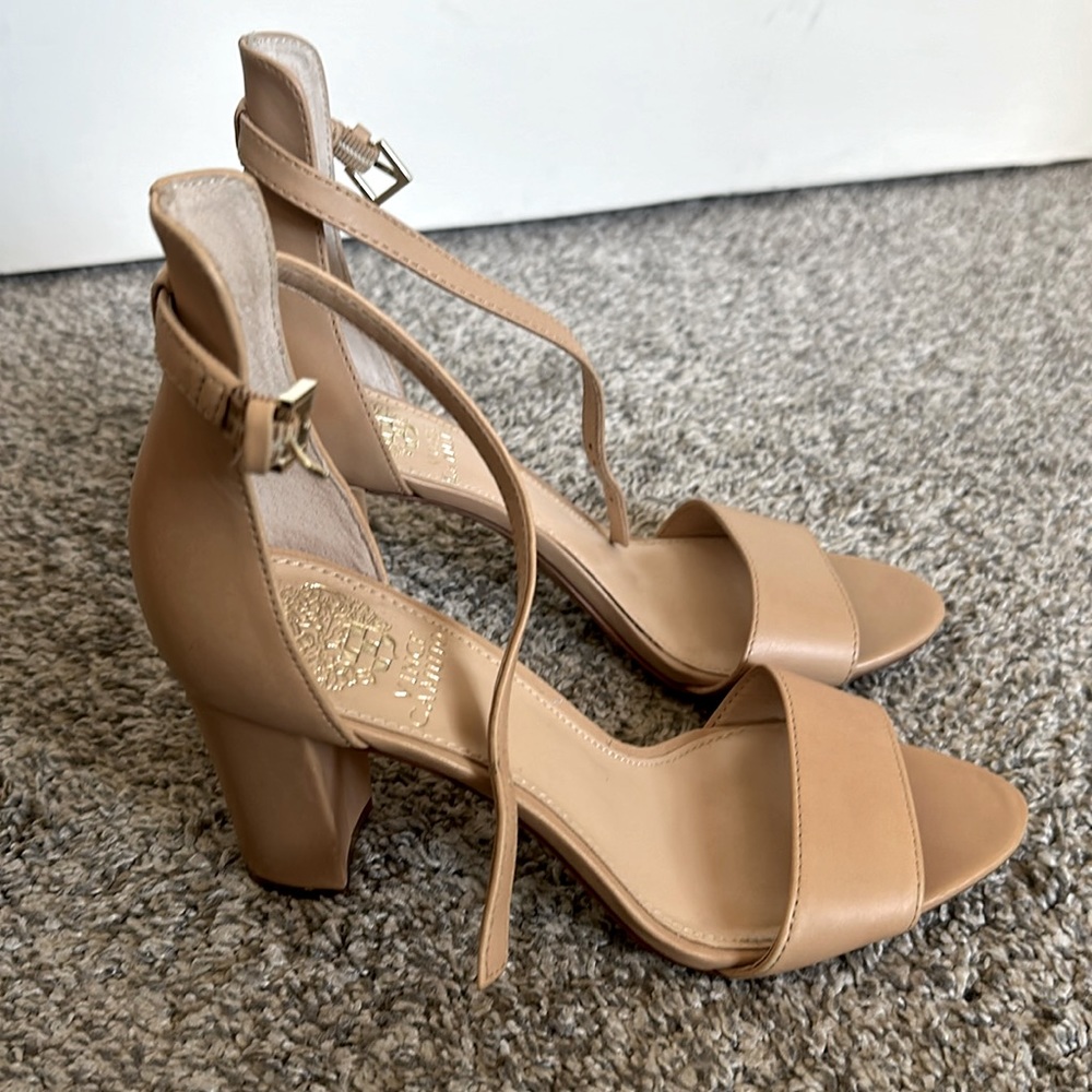 Vince Camuto Strappy Leather Heels